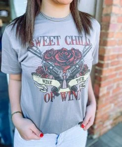 G Ink Sweet Child Of Wine Graphic Tees