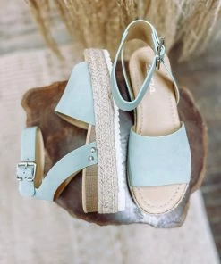 Fortune Dynamic Shoes Topic Platform Sandals- Dark Mint