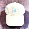 Texas Bling Lightening Bolt Patch Hat- Butter