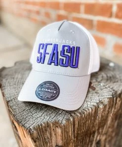 Legacy SFASU Slice Trucker Hat- Grey/ Hat