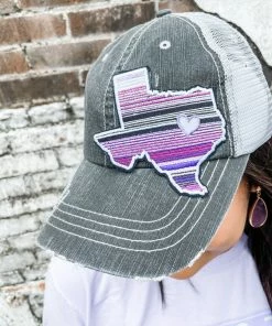 Alley Ink Purple Serape TX Hat