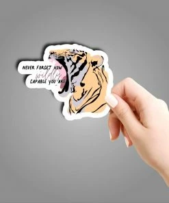 Texas Bling Stickers Wildly Capable Sticker