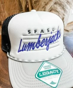 Legacy SFASU Lumberjacks Laguna Trucker Hat- Grey/Black