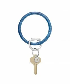 Texas Bling Mind Blowing Blue Resin Collection Key Ring