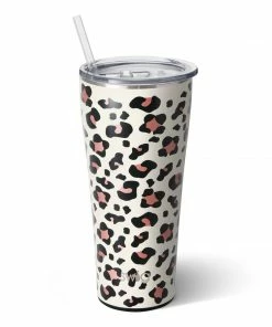 Texas Bling Printed 32oz Tumbler- Luxy Leopard
