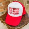 Texas Bling Yee Haw Trucker Hat