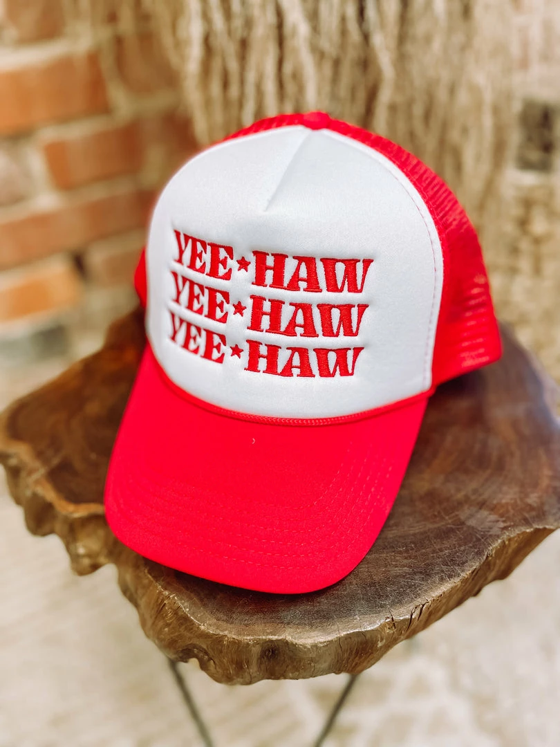 Texas Bling Yee Haw Trucker Hat 1 Texas Bling Yee Haw Trucker Hat