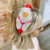 Texas Bling Mary Red Sunflower Headband Hair Accessories