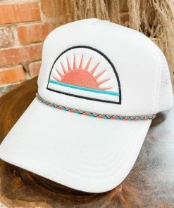 Texas Bling Hats Sunset Trucker Hat