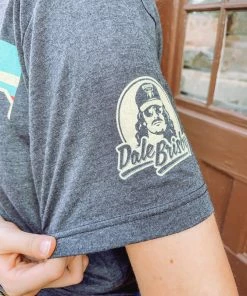 ECO- FRIENDLY INK ON TRI-BLACK Graphic Tees Sunset Rodeo Time