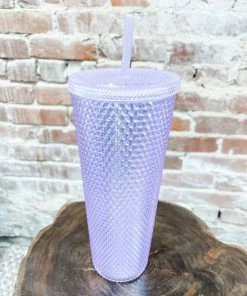 Texas Bling Gifts Studded Tumbler- Irredescent Lilac