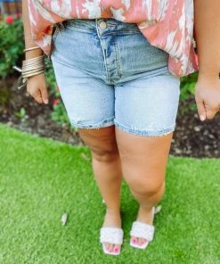 Special A Vanessa Mid Rise Boyfriend Shorts