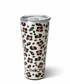 Texas Bling Printed 32oz Tumbler- Luxy Leopard