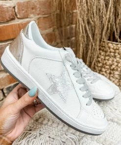 Shu Shop Regina Star Sneaker- Silver