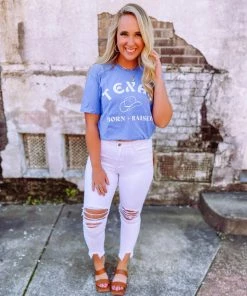 G Ink Graphic Tees Texas Born And Raised