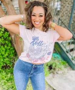 G Ink Graphic Tees Just Roll With It