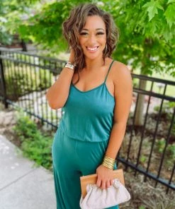 Kori Rompers & Jumpsuits Evie Cinched Waist Wide Leg Jumper