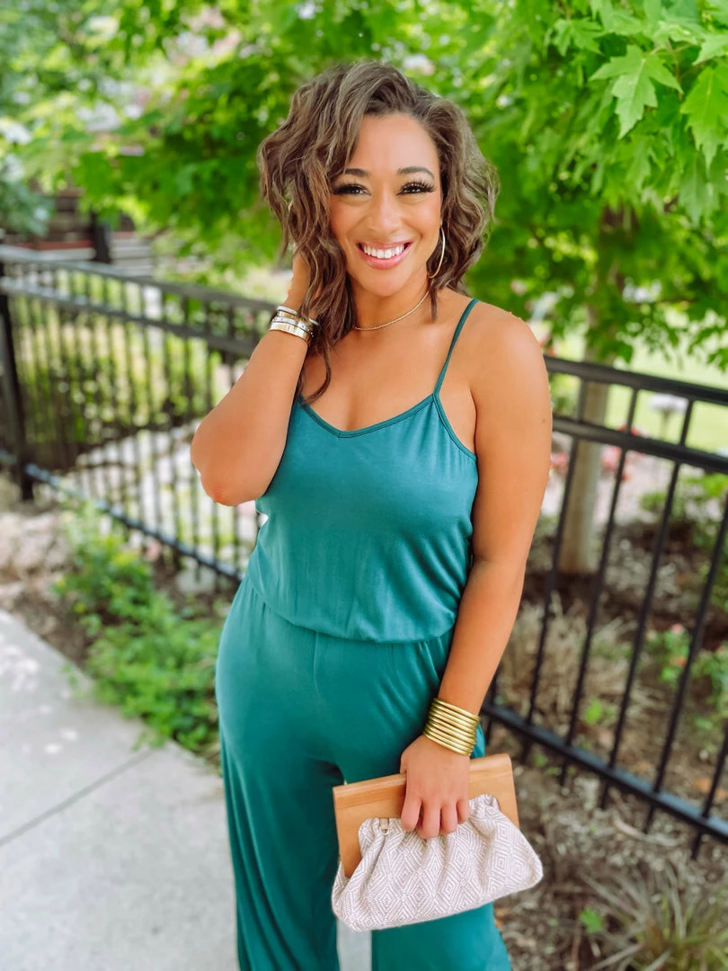 Kori Rompers & Jumpsuits Evie Cinched Waist Wide Leg Jumper 2 Kori Rompers & Jumpsuits Evie Cinched Waist Wide Leg Jumper