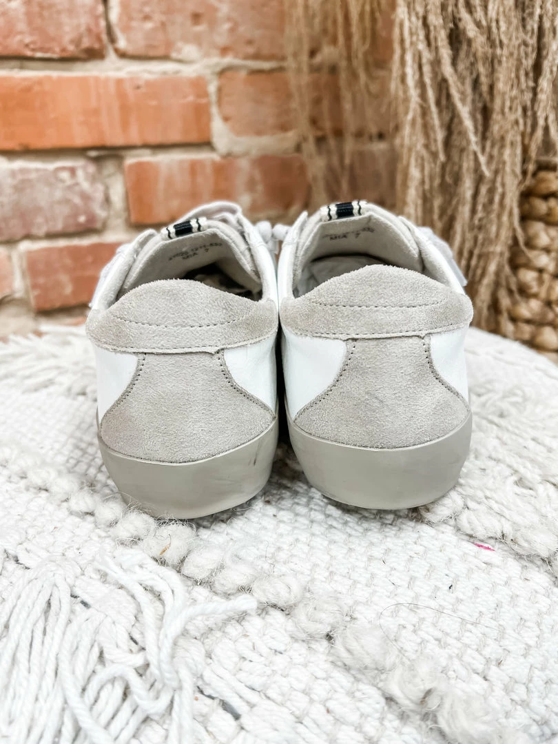 Shu Shop Shoes Mia Star Sneaker- White 5 Shu Shop Shoes Mia Star Sneaker- White