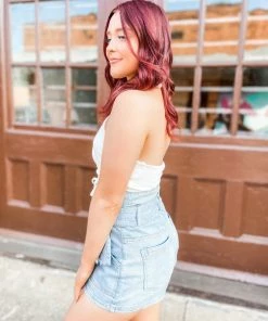 Paper Moon Layla Cross Neck Front Tie Top- Ivory Tops 9 Paper Moon Layla Cross Neck Front Tie Top- Ivory Tops