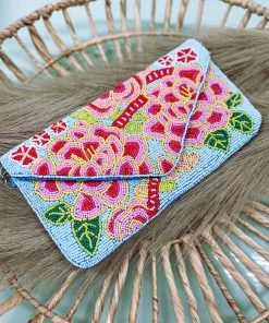 Texas Bling Tropical Garden Clutch Bags