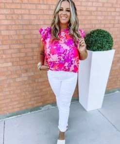 Risen Denim Mila Distressed White Skinny Jeans