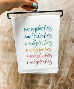 Texas Bling Nacogdoches Rainbow Towel