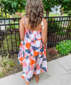 Entro Molly Geometric Maxi Dress Dresses 9 Entro Molly Geometric Maxi Dress Dresses