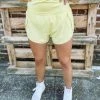 Love Tree Sonia Fitted Athletic Shorts- Lime
