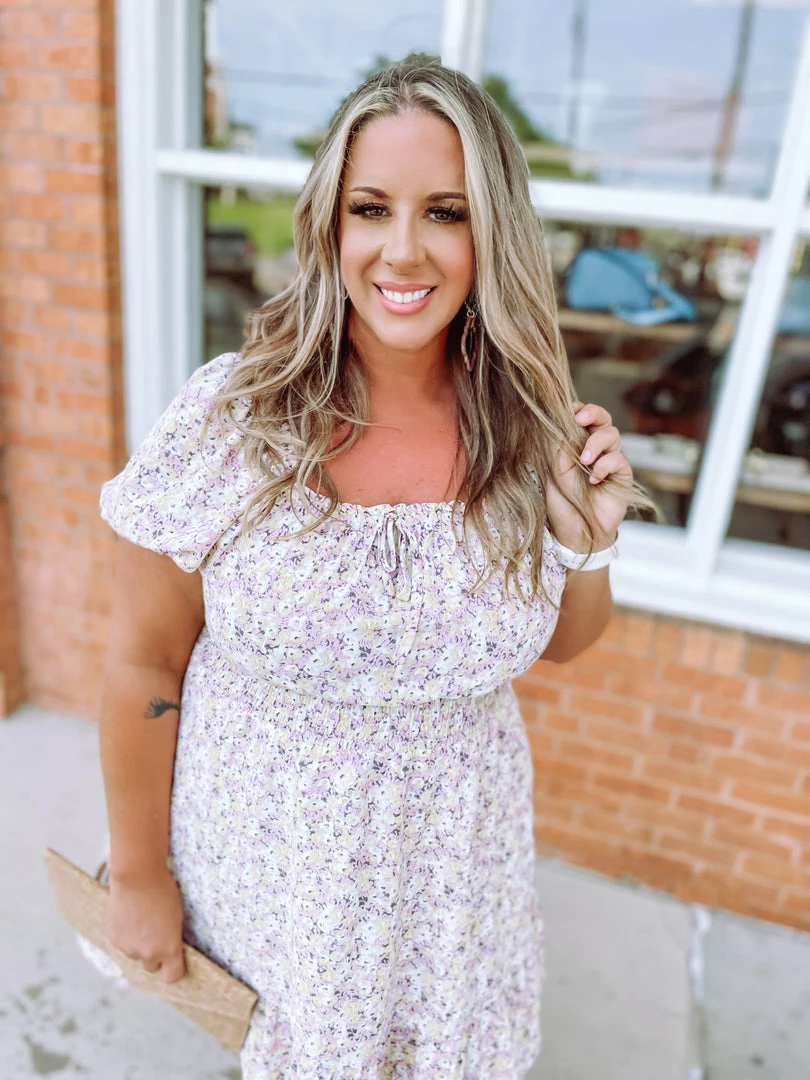 Hayden Teagan Floral Tie Front Smocked Dress Plus 2 Hayden Teagan Floral Tie Front Smocked Dress Plus