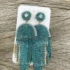 Texas Bling Turquoise Dazzle Drop Earrings Jewelry