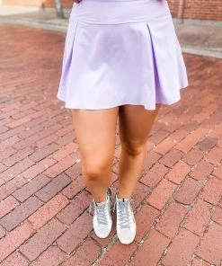 Love Tree Bottoms Brandy Mini Skort- Lilac