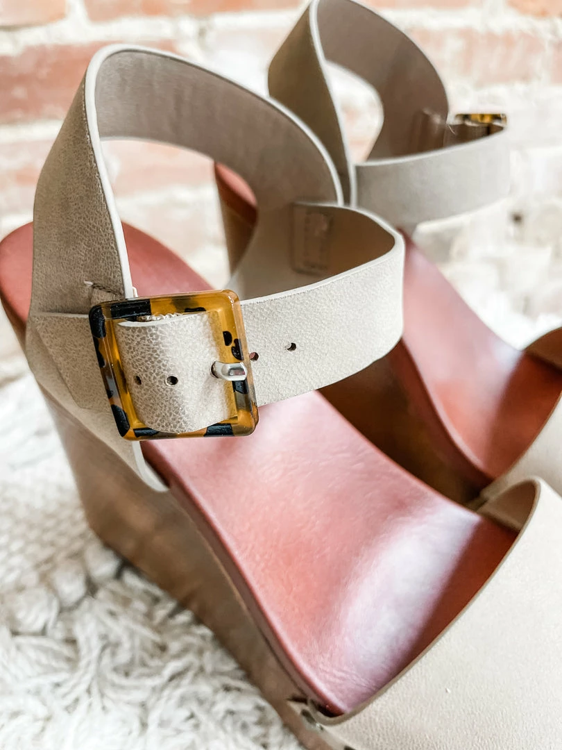 Mia Shoes Senna Wedges- Tan 3 Mia Shoes Senna Wedges- Tan