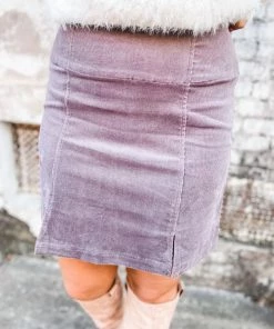 Kori Bottoms Nickie Corduroy Mini Skirt