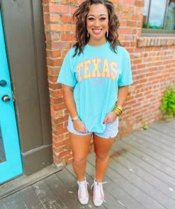 G Ink Texas Chalky Mint Graphic Tees 9 G Ink Texas Chalky Mint Graphic Tees