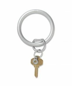 Texas Bling Solid Quicksilver Pearlized Collection Key Ring