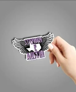 Texas Bling SFA Stephen F. Austin Wings Sticker