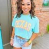 G Ink Texas Chalky Mint Graphic Tees
