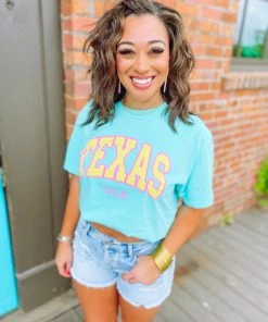 G Ink Texas Chalky Mint Graphic Tees