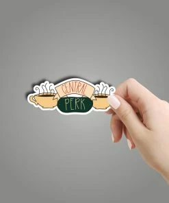 Texas Bling Central Perk Sticker