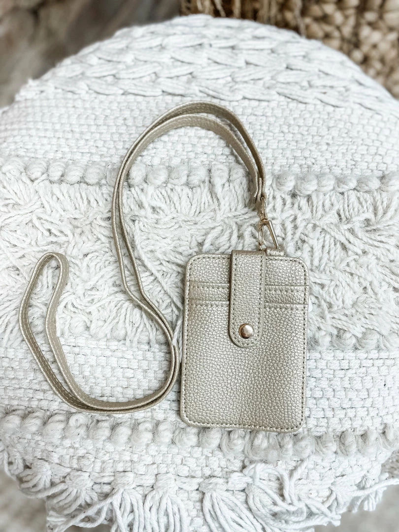 Texas Bling Julia ID Wallet- Champagne Bags 2 Texas Bling Julia ID Wallet- Champagne Bags