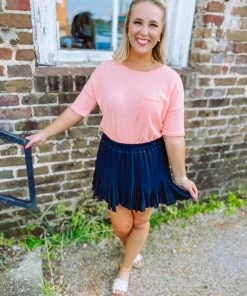 Trend Shop Bottoms Kylie High Waisted Pleated Skirt- Black 9 Trend Shop Bottoms Kylie High Waisted Pleated Skirt- Black