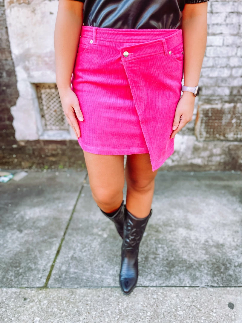 Wild Lilac Bottoms Sienna Corduroy Mini Skirt 1 Wild Lilac Bottoms Sienna Corduroy Mini Skirt