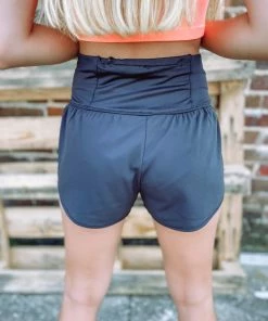 Love Tree Bottoms Sonia Fitted Athletic Shorts- Black 12 Love Tree Bottoms Sonia Fitted Athletic Shorts- Black