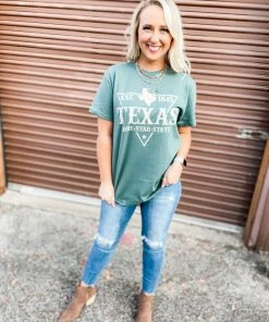 G Ink Texas Triangle Graphic Tees