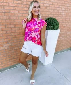 Nature Denim Vanessa High Low Shorts- White 10 Nature Denim Vanessa High Low Shorts- White