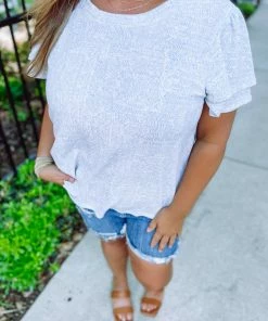 Hayden Take Me Away: Resort Edition Catalina Terry Cinch Sleeve Tee