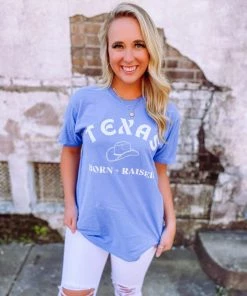 G Ink Graphic Tees Texas Born And Raised