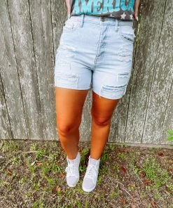 Kancan Denim Daphne 90's Boyfriend Mid Short