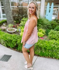 Davi & Dani Tops Elaina Smocking Detailed Chest Top 8 Davi & Dani Tops Elaina Smocking Detailed Chest Top